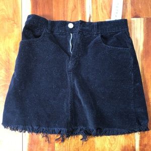 black corduroy skirt - brandy melville